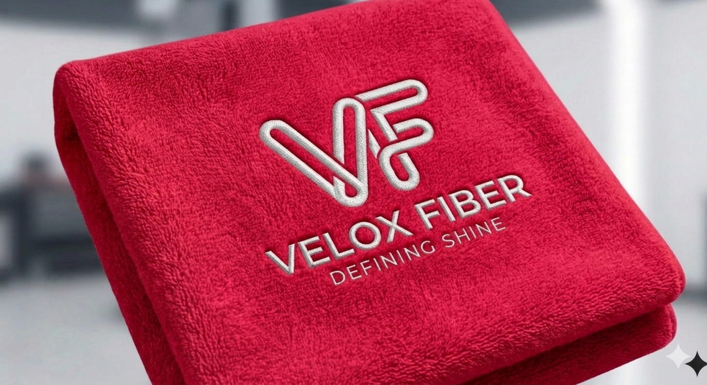Ręcznik Do Auta VeloxFiber - Czerwony